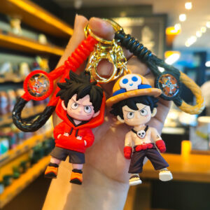 anime luffy keychain