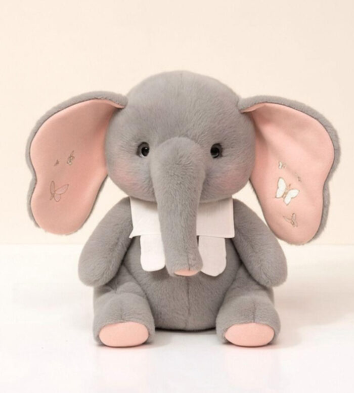 Butterfly Elephant Soft Toy β 45 CM Cute Plush Elephant