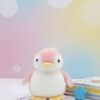 flippered pink penguin (mink fabric)
