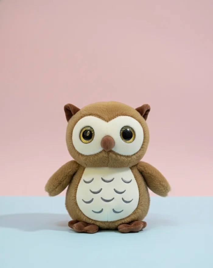 Big Eye Owl Soft Toy – 30 CM Cute Plush Owl