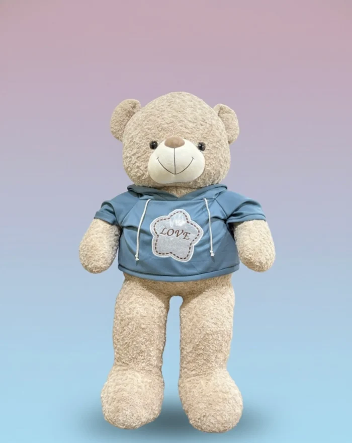 Love Star Hoodie Teddy Bear – 140 CM Giant Plush